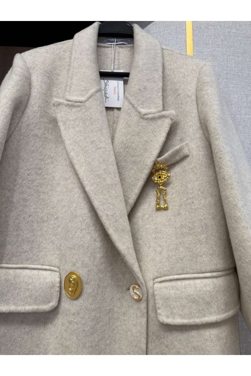 Schiaparelli Женское шерстяное пальто Premium - Beige