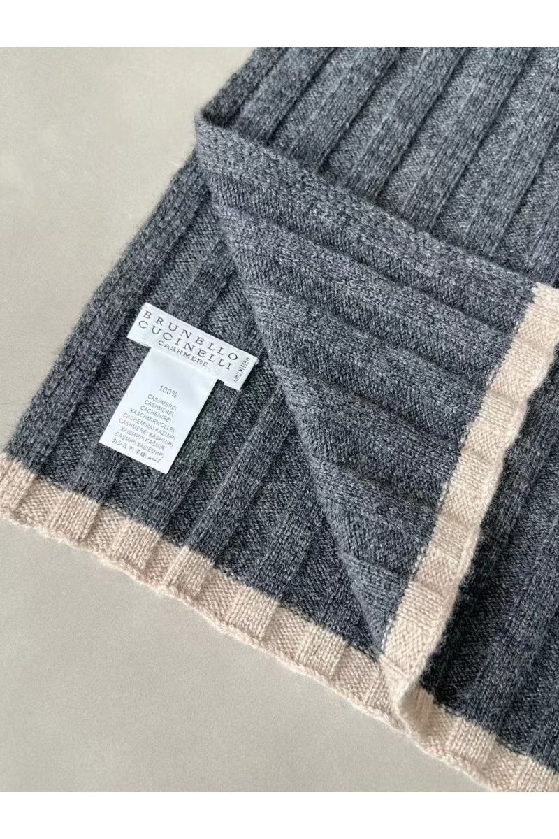 Designer Кашемировый шарф Premium - Dark Grey 