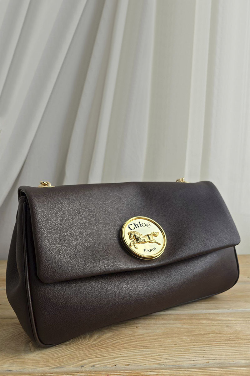 Chloe Кожаная сумка 28x17 см