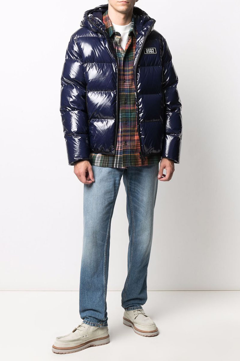 Dsquared2 Мужская синяя куртка