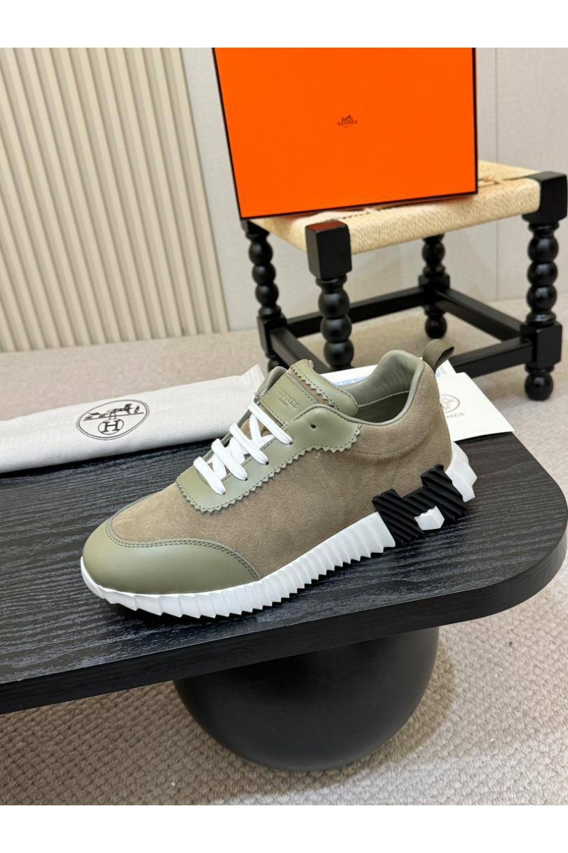 Hermes Мужские кроссовки Bouncing - Khaki
