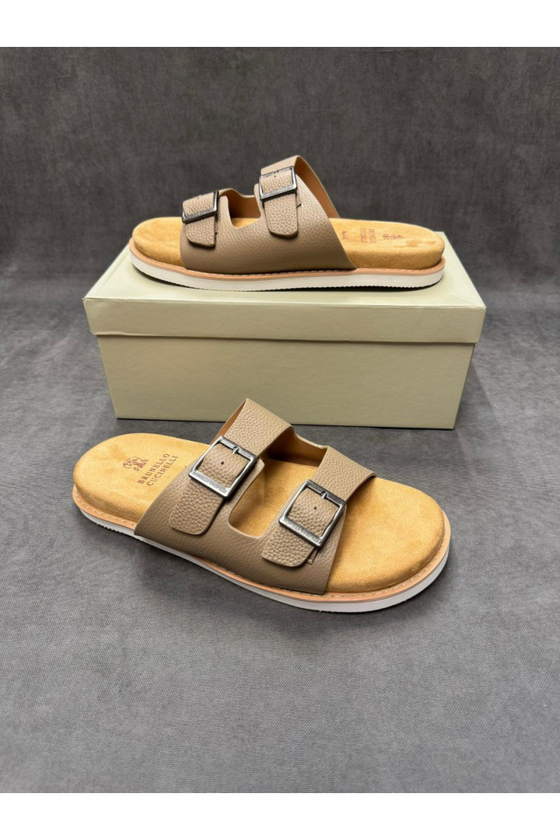 Designer Кожаные шлёпанцы Urban - Beige