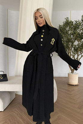 Женский костюм двойка Premium - Black