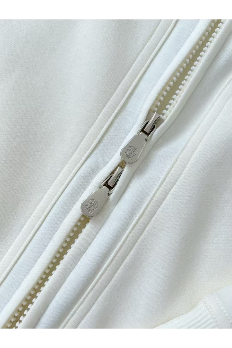 Designer Кофта на молнии Premium - White