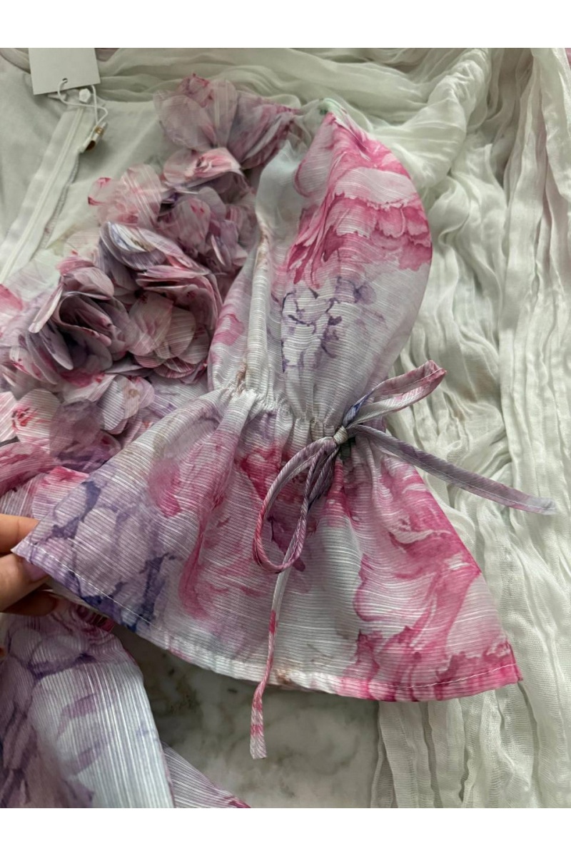 Zimmermann Женское платье Zimmermann flower print - Pink