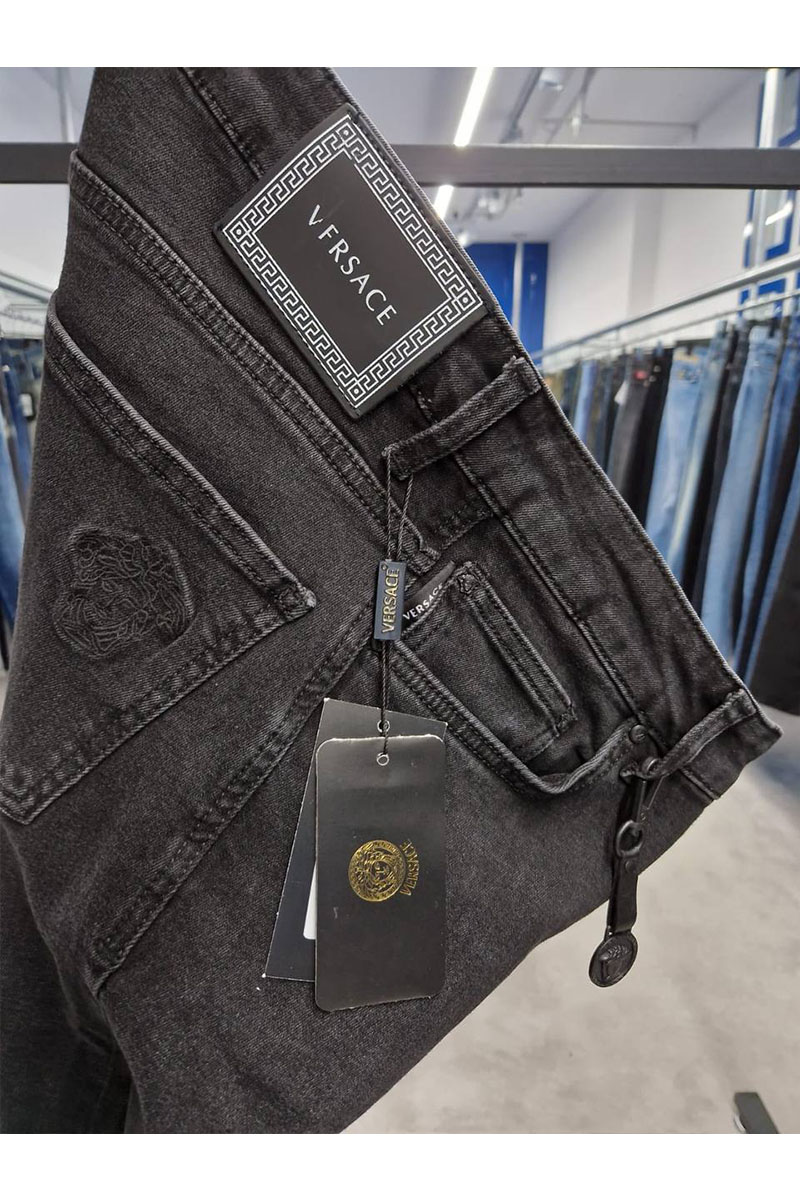 Versace Мужские чёрные джинсы