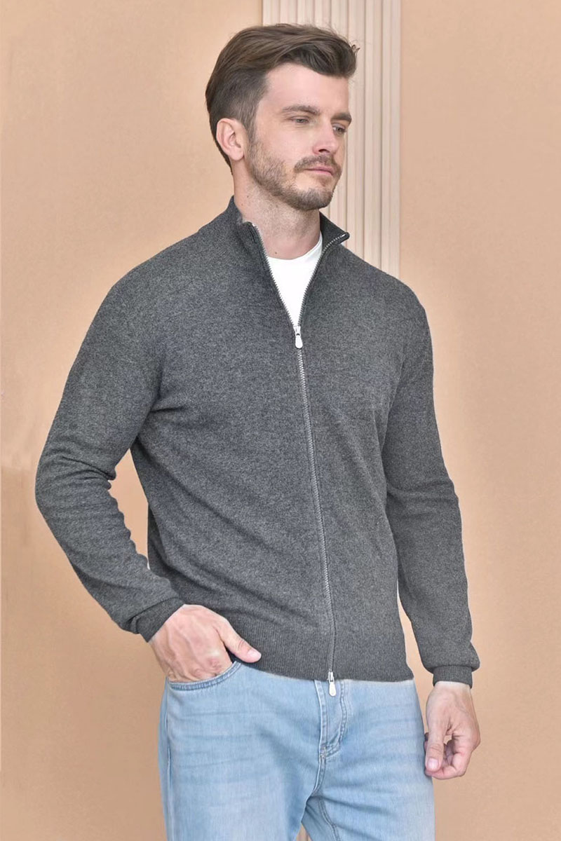 Designer Кашемировый свитер Premium - Dark Grey