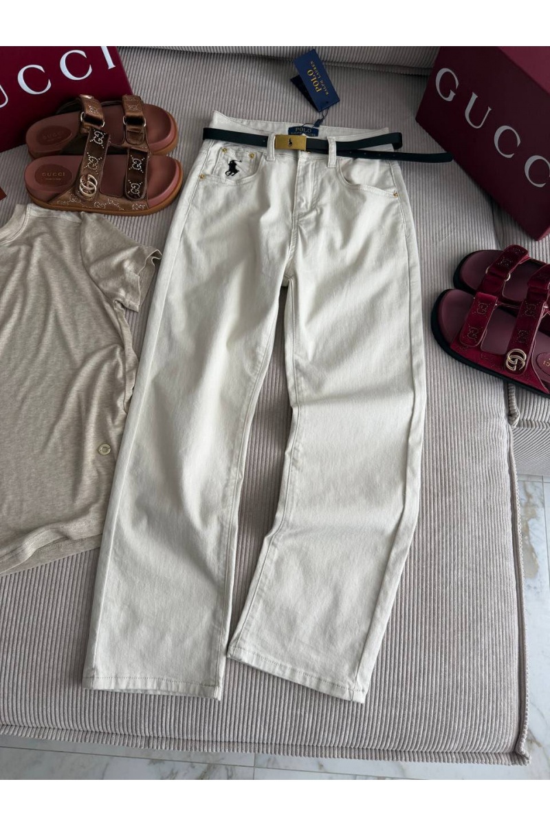 Polo Ralph Lauren Женские белые джинсы premium