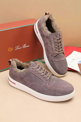 Кроссовки с мехом Newport Walk - Beige