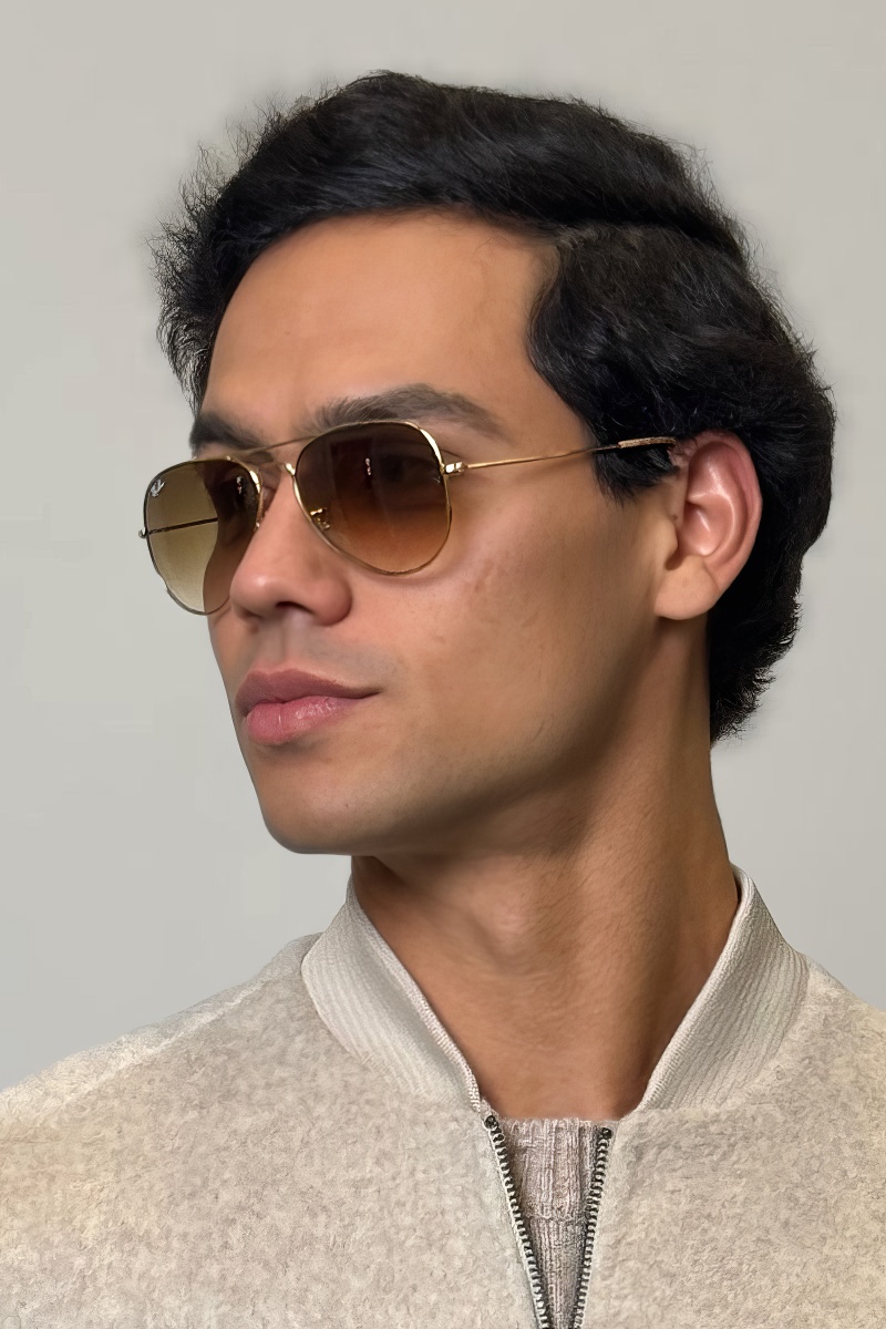 Ray Ban Солнцезащитные очки Aviator Large Metal