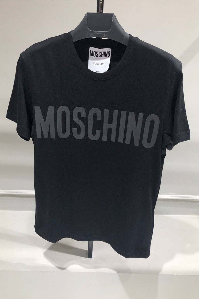 Moschino Мужская чёрная футболка