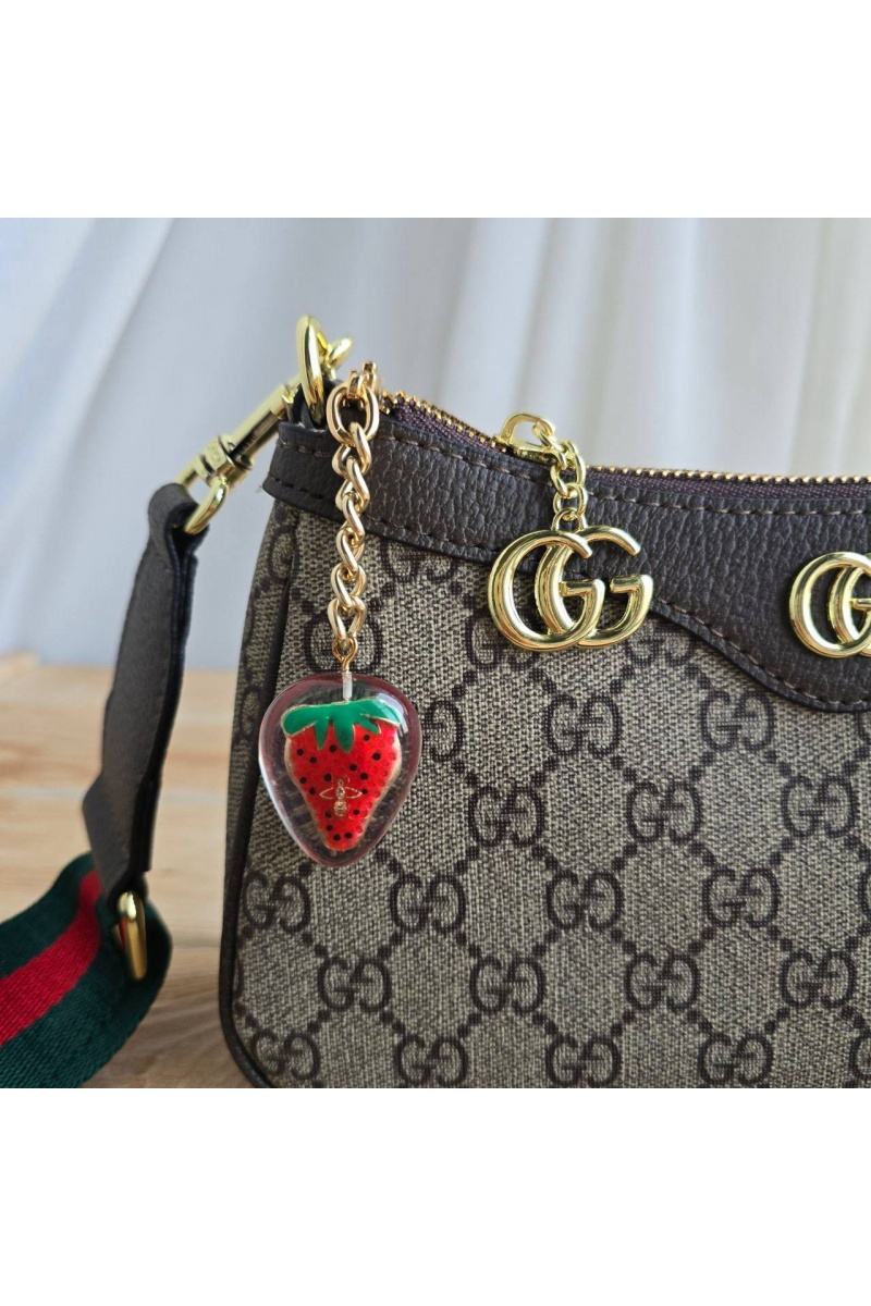 Gucci Кожаная сумка GG Ophidia 26x14 см