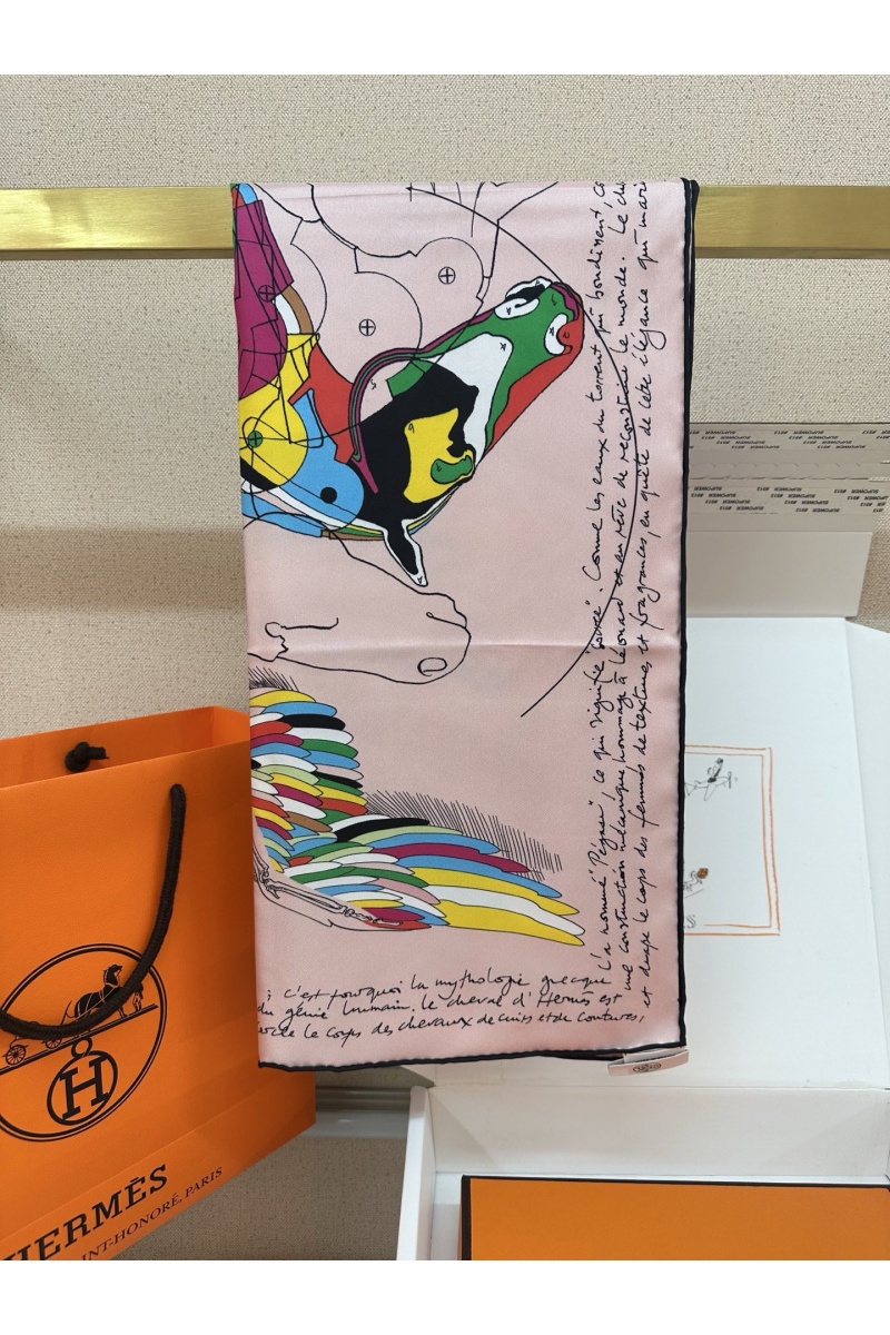 Hermes Платок Harnais Le Pegase premium 87x88 см