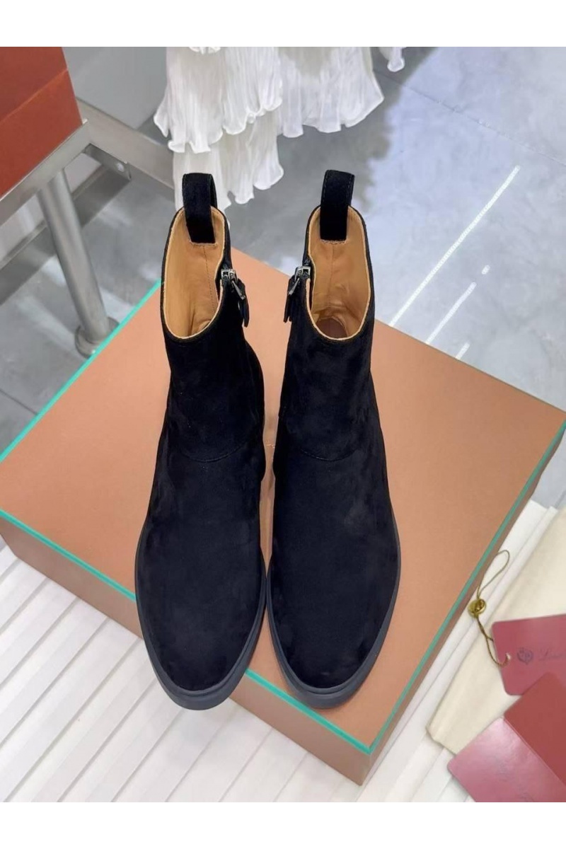 Loro Piana Женские замшевые сапоги premium