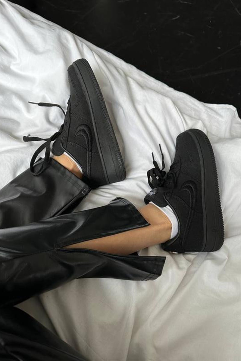Nike Кроссовки Stussy x AF1 Low - Black