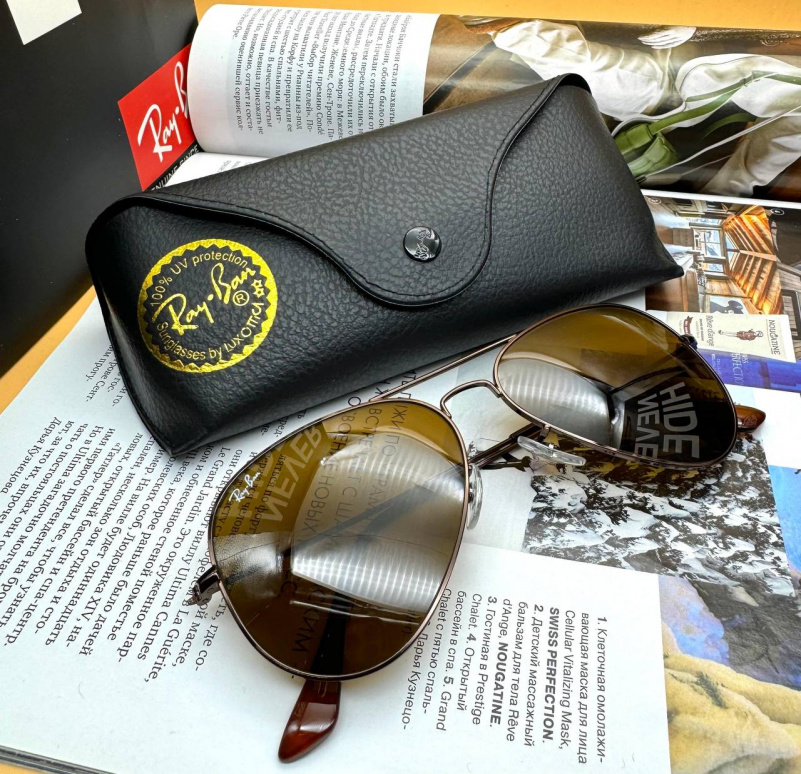 Ray Ban Солнцезащитные очки Aviator Large Metal