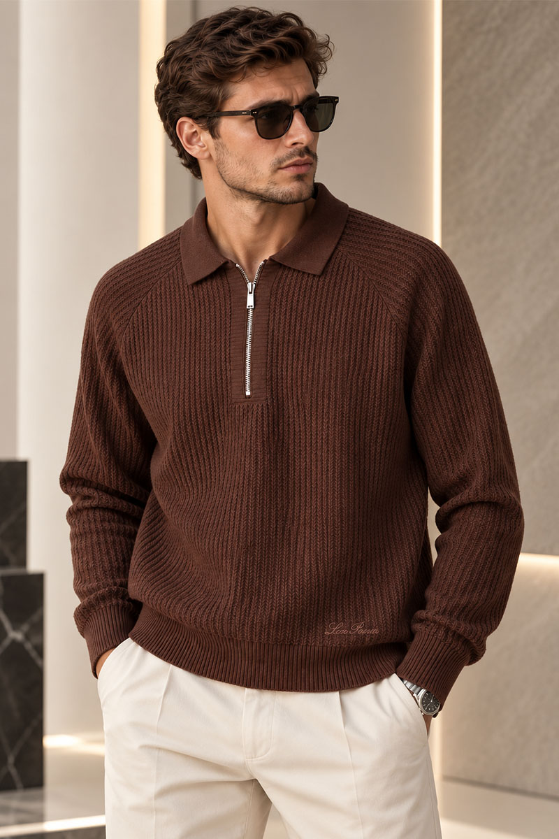 Loro Piana Мужской свитер premium - Brown