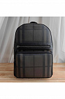 Кожаный рюкзак London Check 39х28x9 см