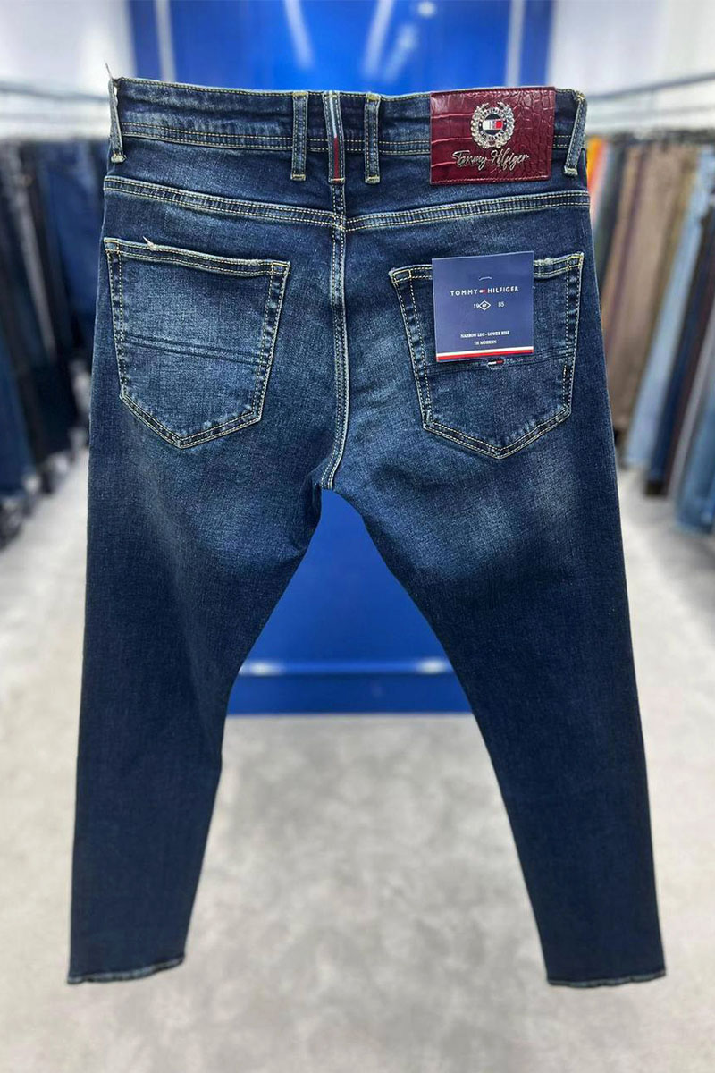 Tommy Hilfiger Мужские джинсы тёмно-синего цвета
