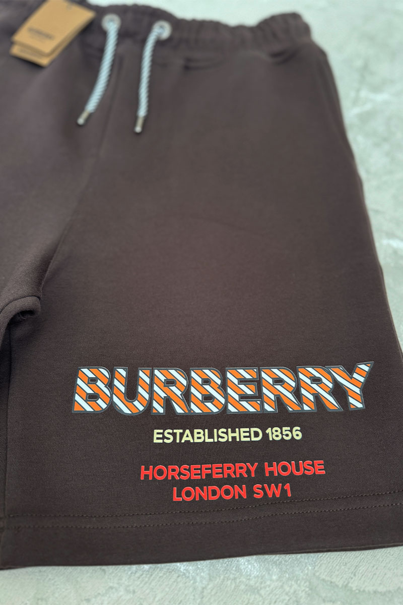 Burberry Мужские шорты Horseferry logo - Brown