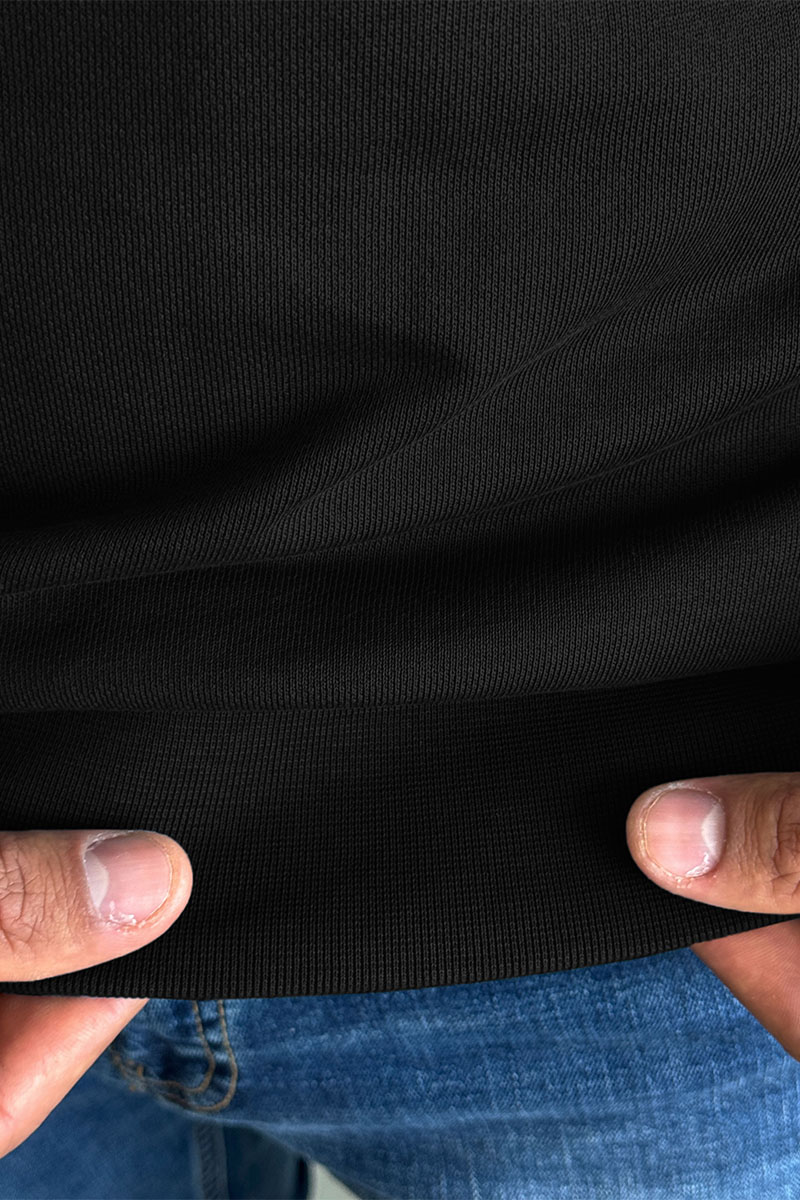 Moncler Свитшот чёрного цвета logo-patch