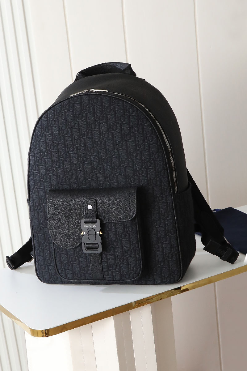 Dior Текстильный рюкзак Oblique Premium 43.5x33x19.5 см