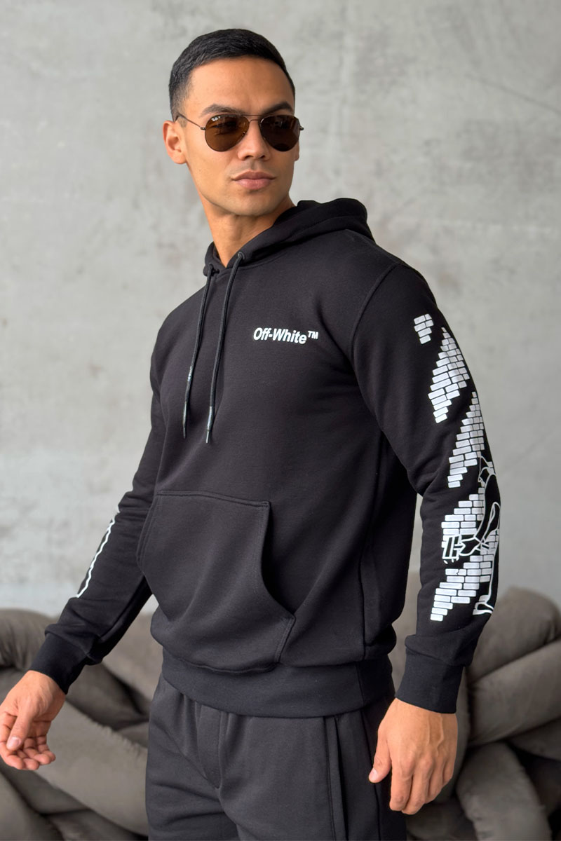 Off-White Мужское худи Brick Arrows logo-print