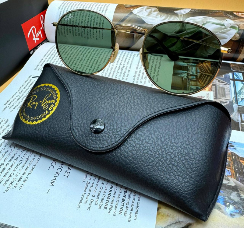 Ray Ban Солнцезащитные очки Round Metal - Green