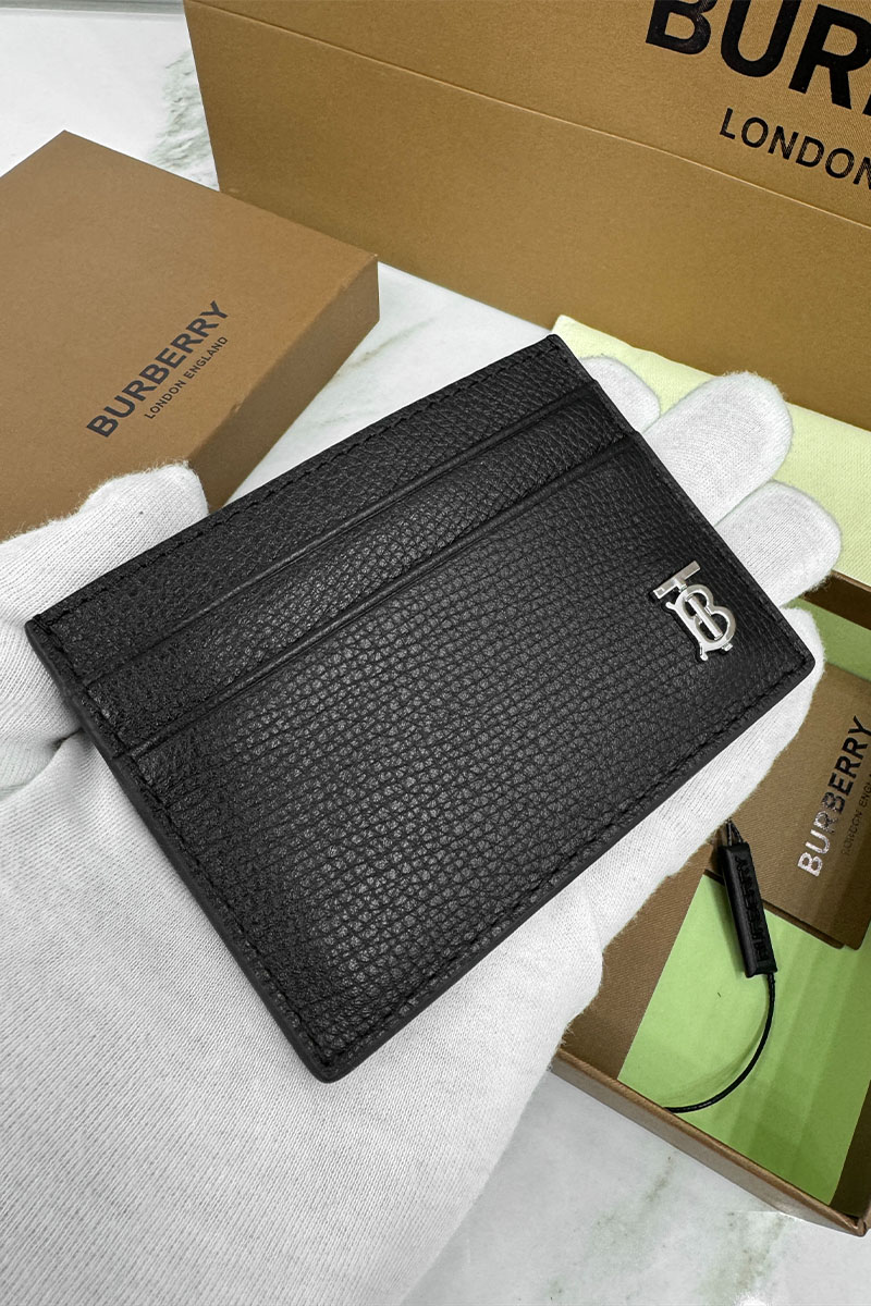 Burberry Кожаный кардхолдер Premium 10x7 см