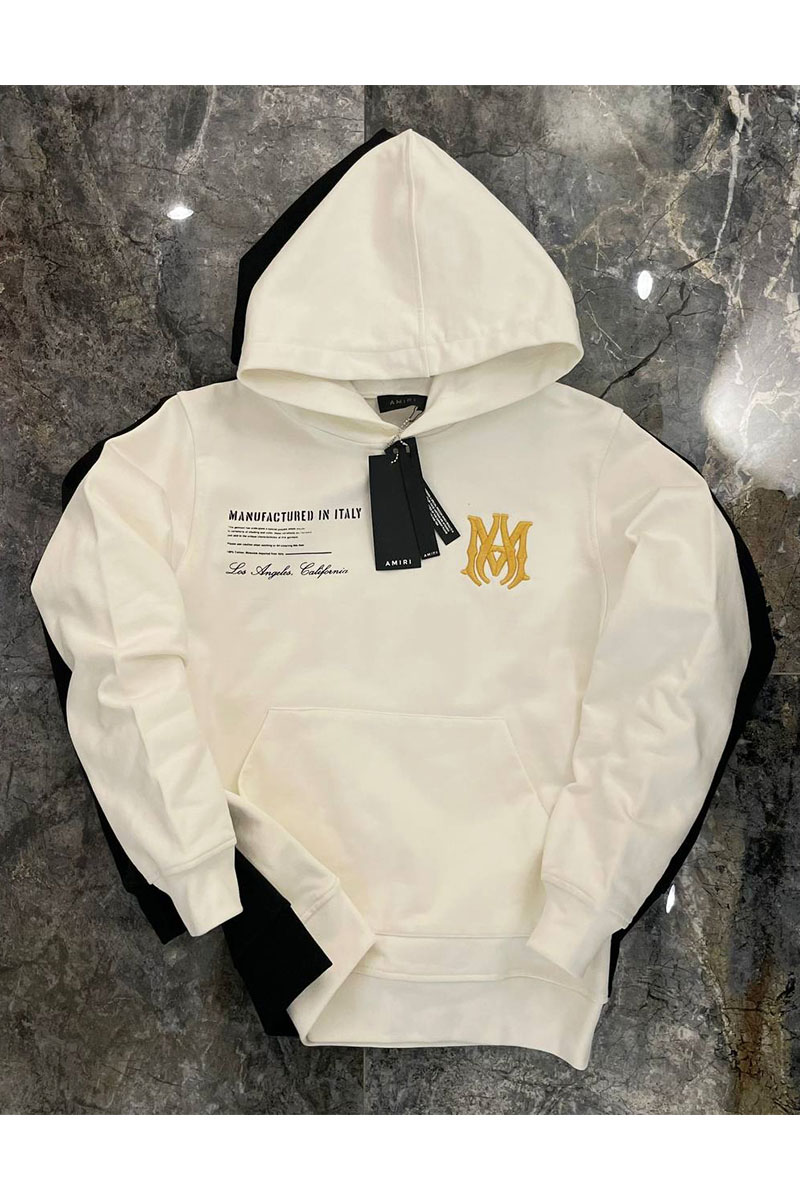 Amiri Худи белого цвета Military Specs Stencil