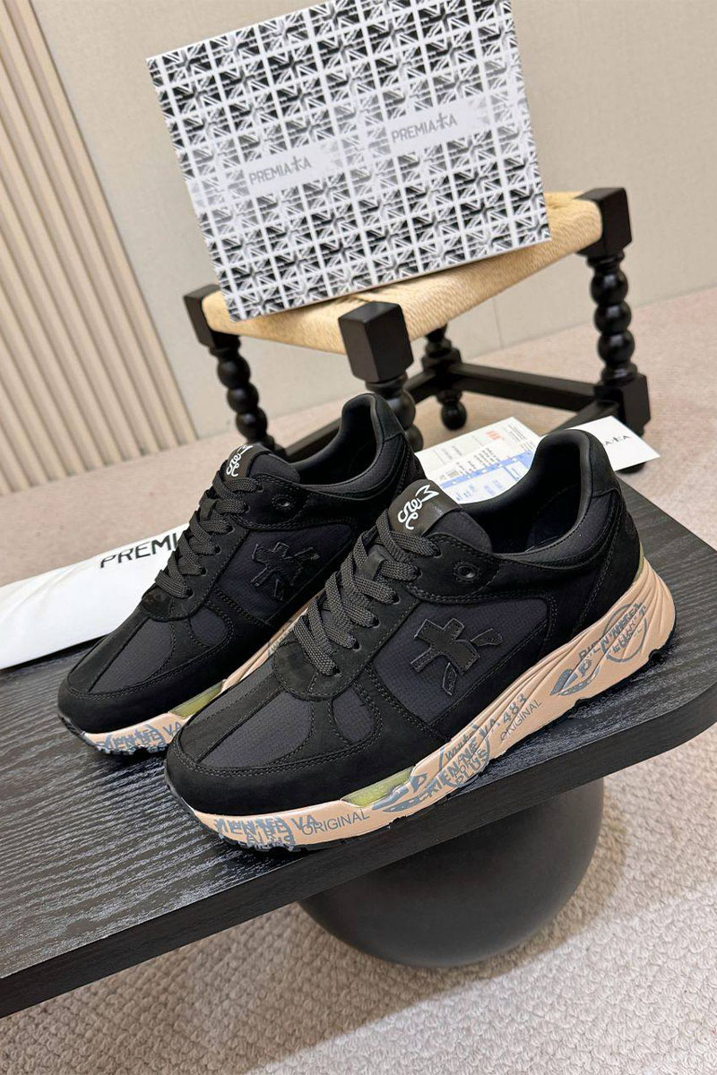 Premiata Мужские кроссовки Mase - Black