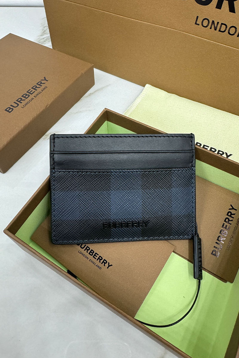 Burberry Кожаный кардхолдер Premium 10x7 см