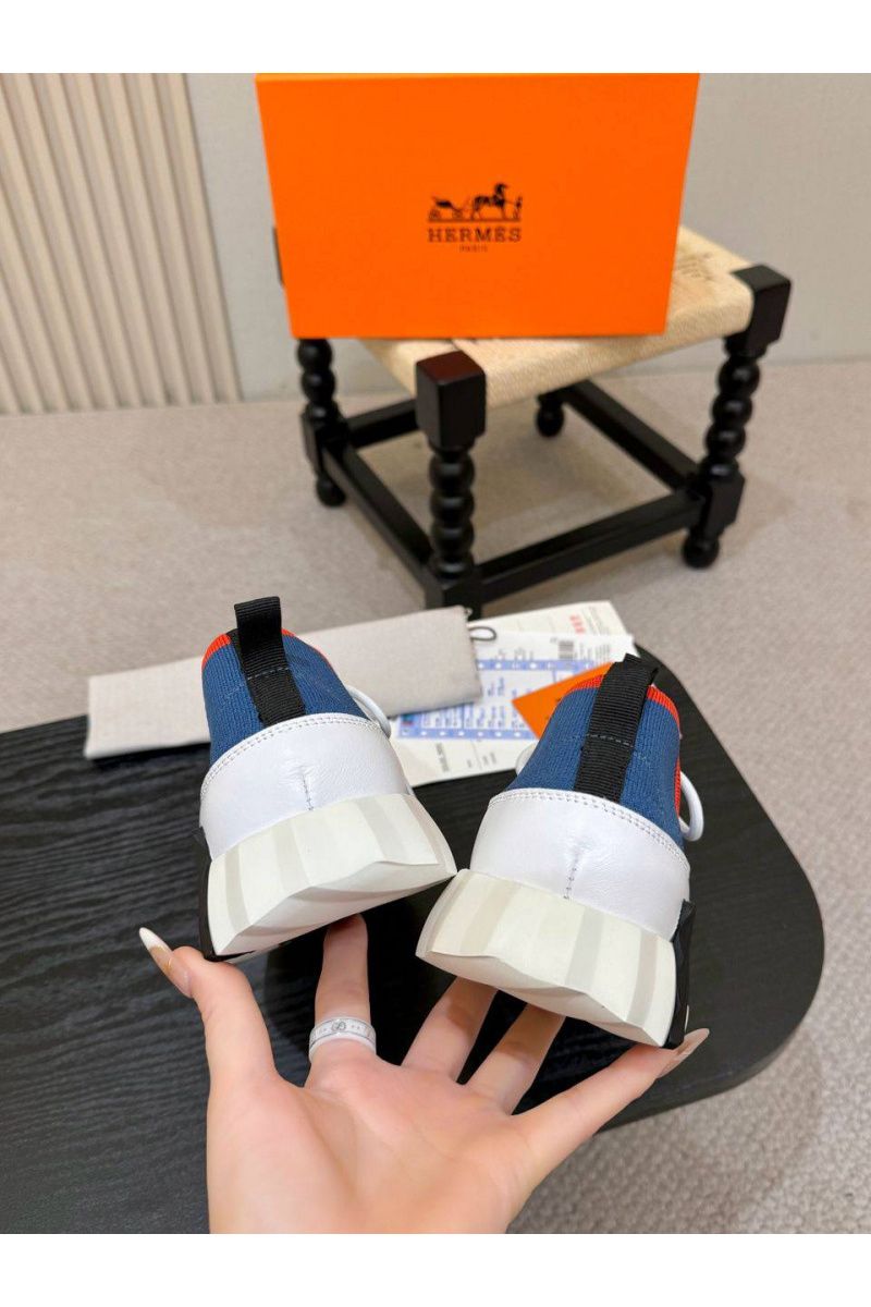 Hermes Текстильные кроссовки lift slip-on