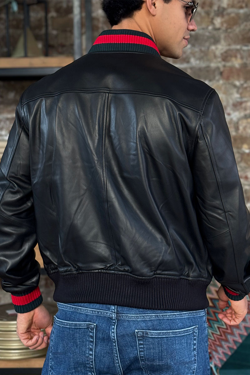 Gucci Кожаная куртка premium