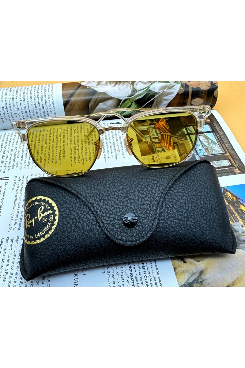 Ray Ban Солнцезащитные очки New Clubmaster - Yellow