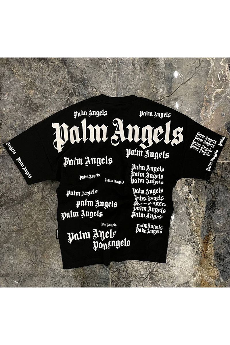 Palm Angels Оверсайз футболка Ultra Logo - Black