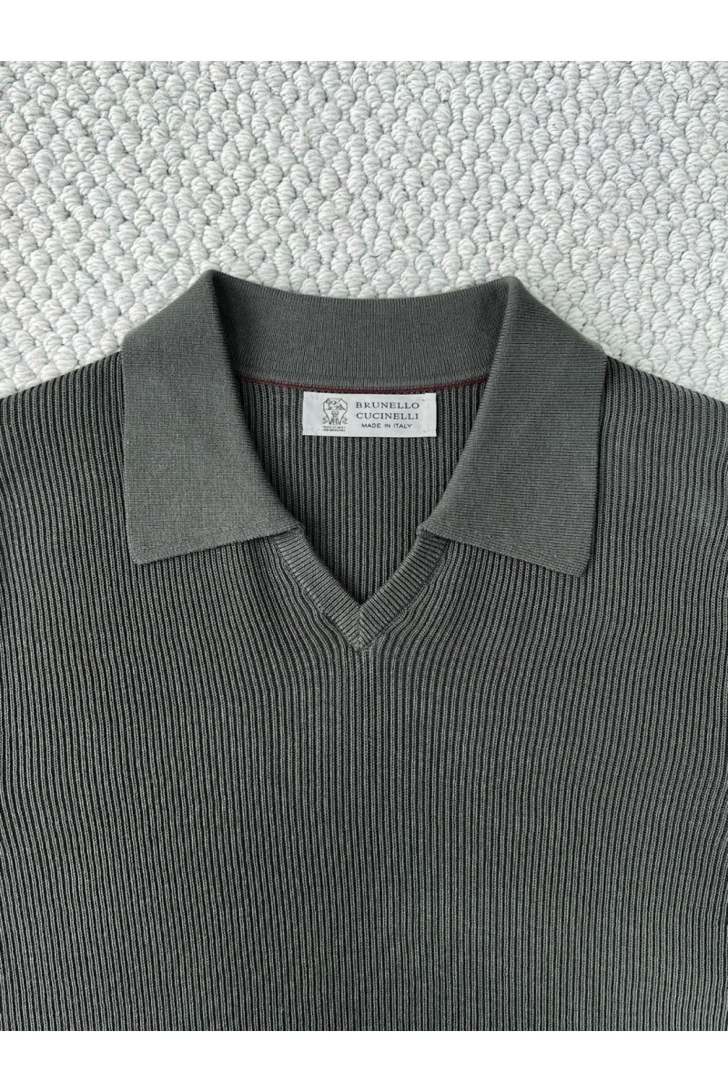 Designer Мужское тёмно-серое поло Premium