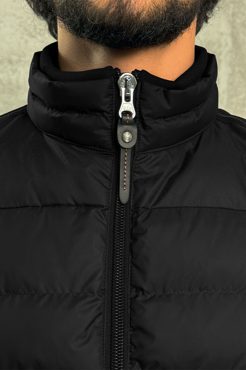 Designer Clothing Мужской чёрный жилет Parajumpers