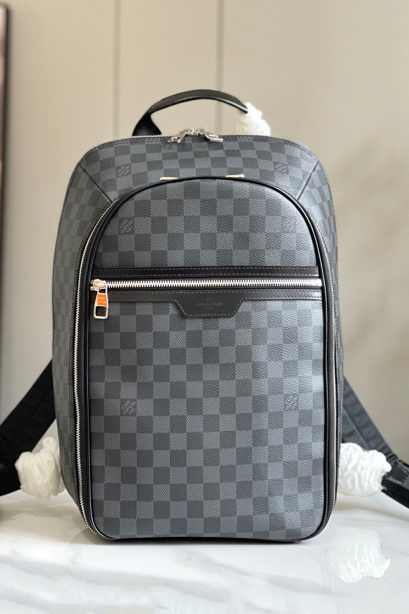 Lоuis Vuittоn Кожаный рюкзак Michael Damier Infini Premium 42x29x13 см