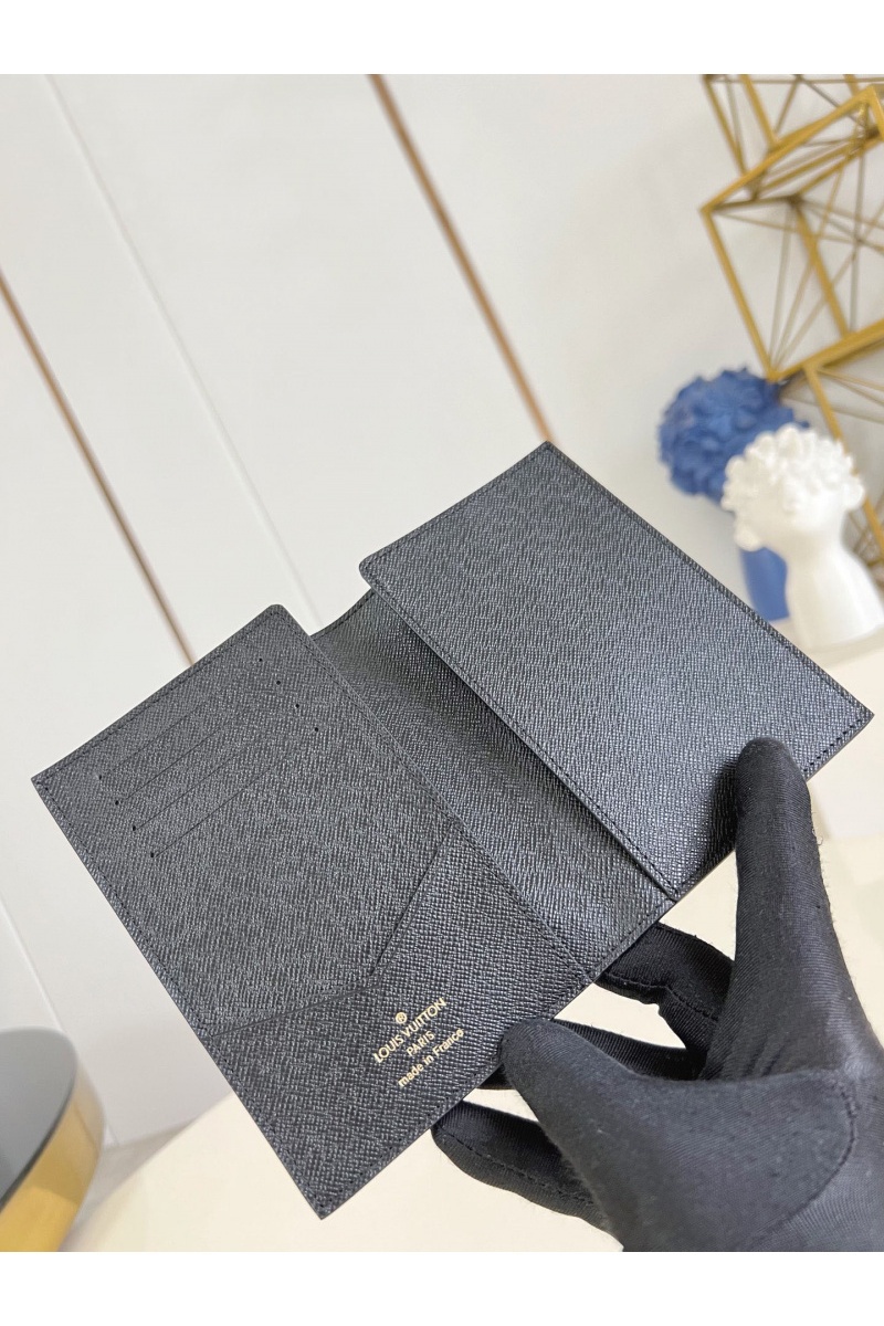 Lоuis Vuittоn Кожаная обложка для паспорта Premium 14x9.5x2.5 см