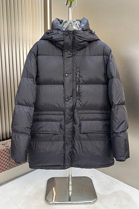 Мужская чёрная парка Haworth