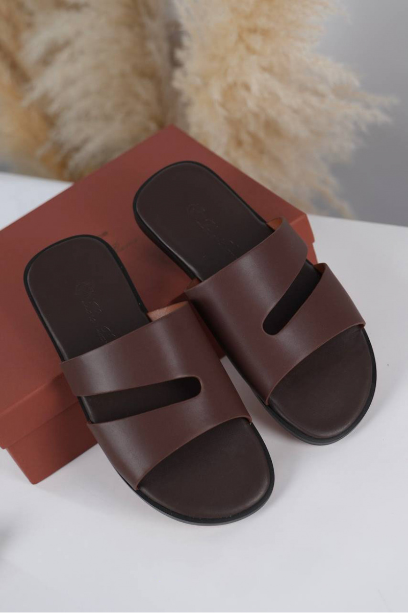 Loro Piana Мужские шлёпанцы Pilat Plain Walk