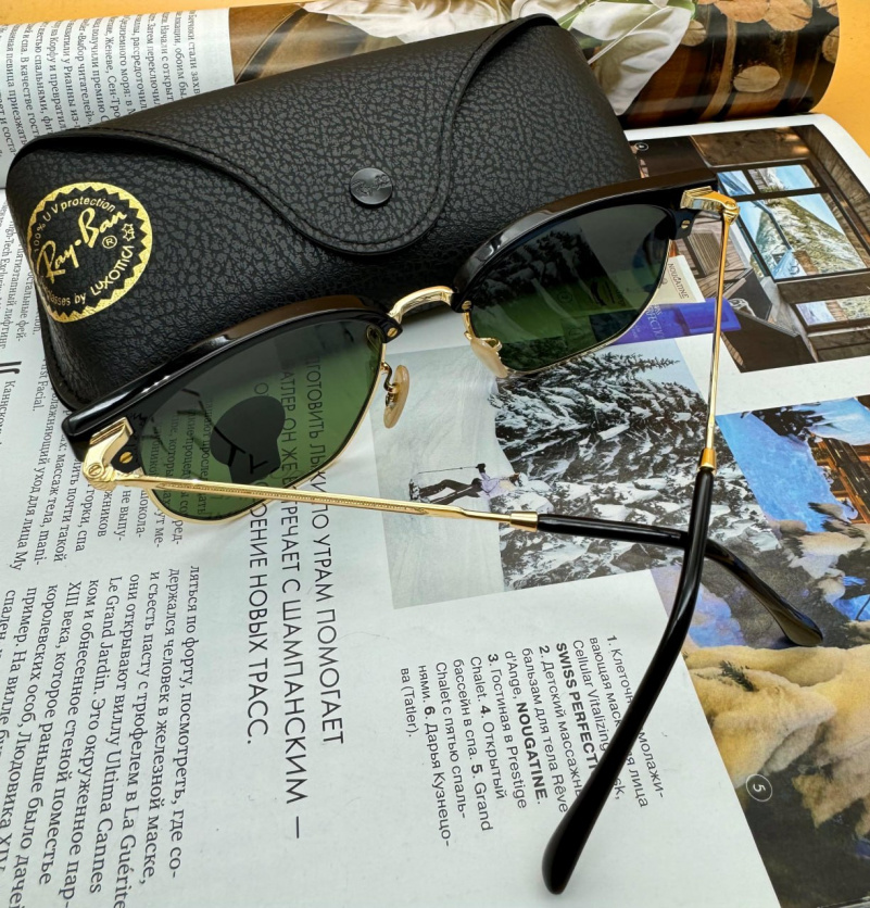 Ray Ban Солнцезащитные очки New Clubmaster - Green