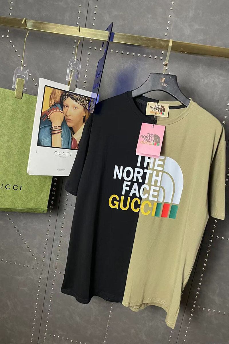 Gucci Женская оверсайз футболка TNF Collaboration