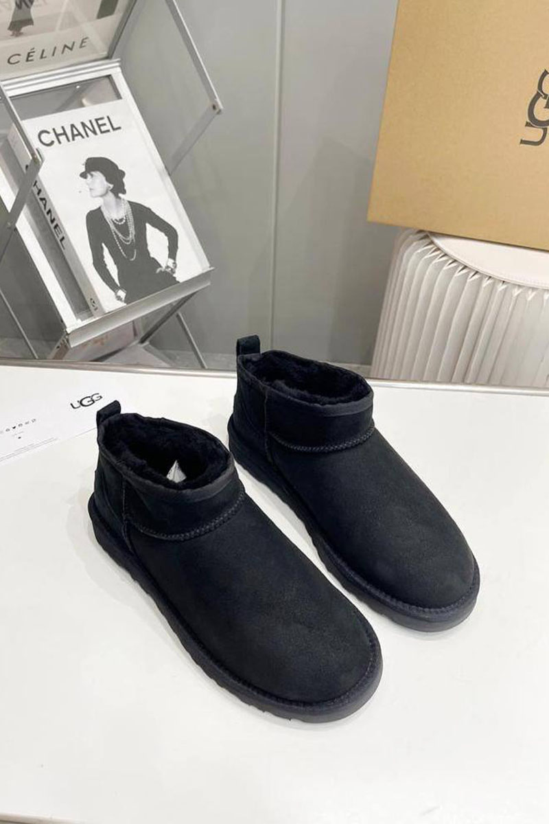UGG Мужские чёрные ботинки 