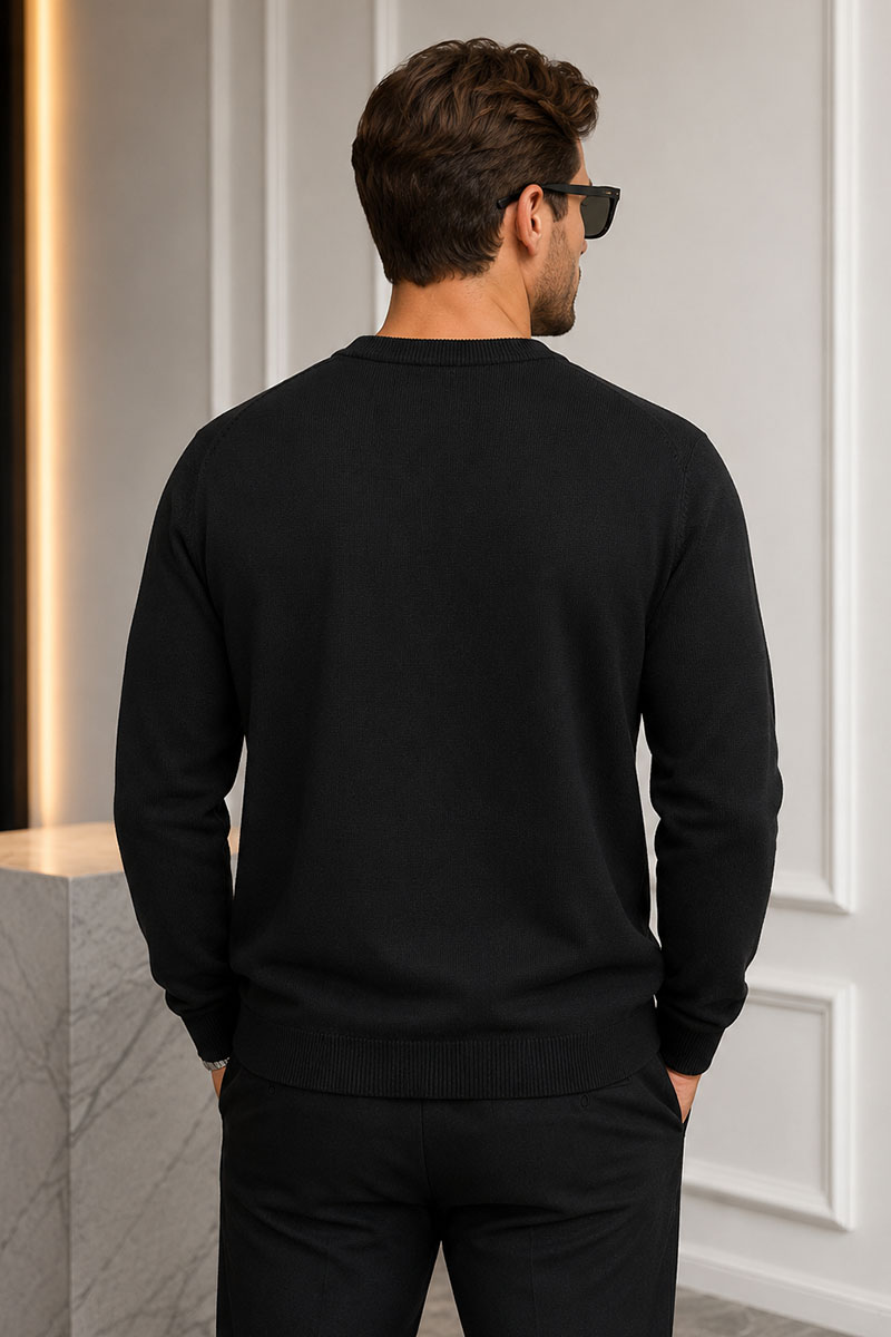 Kenzo Чёрный свитер Tiger logo-embroidered