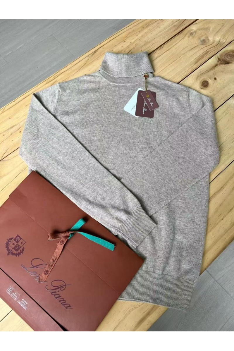 Loro Piana Мужская водолазка Premium - Light Tan
