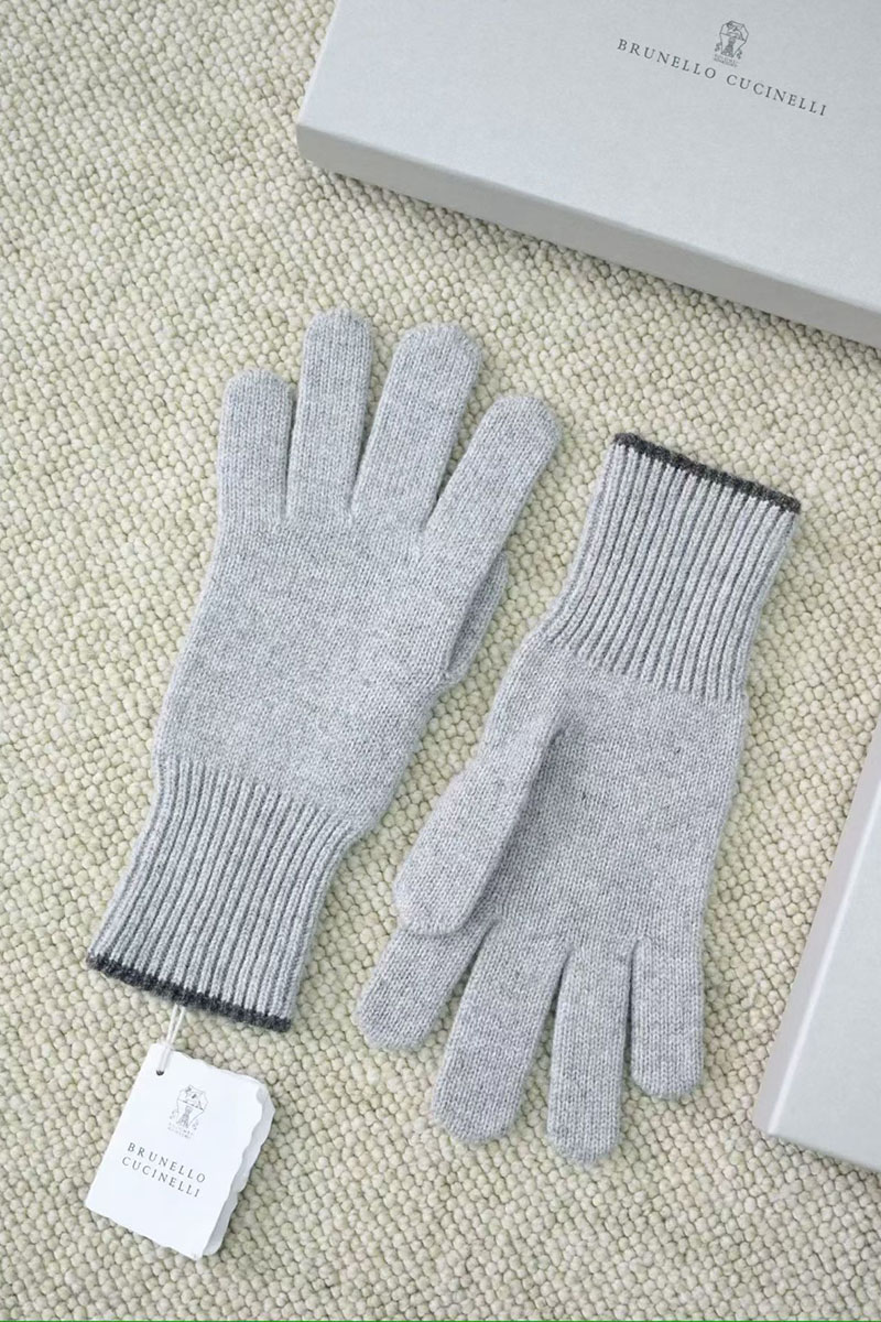 Designer Кашемировые перчатки premium - Light Grey