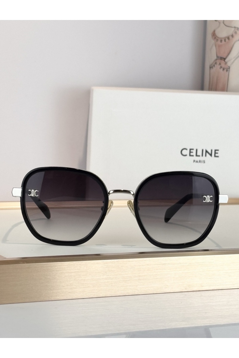 Celine Солнцезащитные очки Metal Triomphe