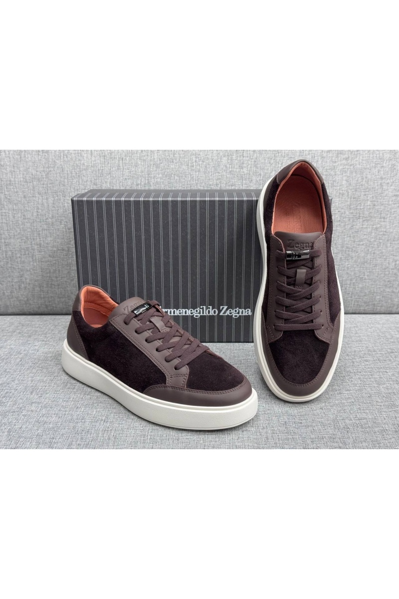 Zegna Комбинированные кроссовки 